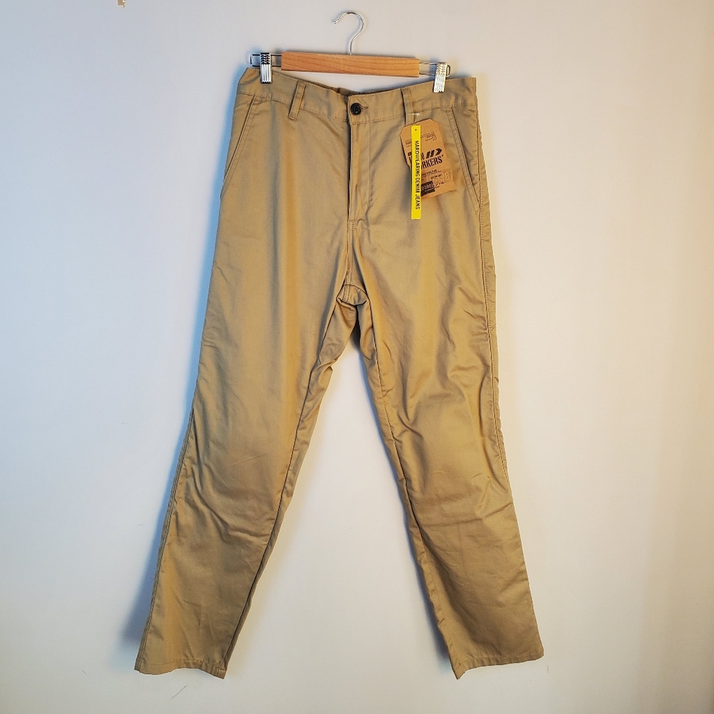 Irons Workers Men's Sand Chino Pants Riding Size 32 NWT